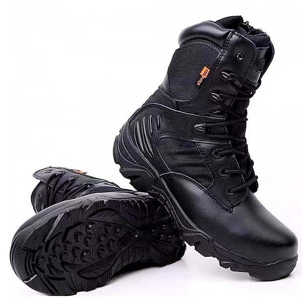 Imagen de un par de botas para mujer militares Delta 8 color negro