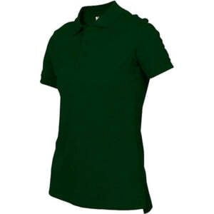 imágen de camiseta tipo polo mujer color verde